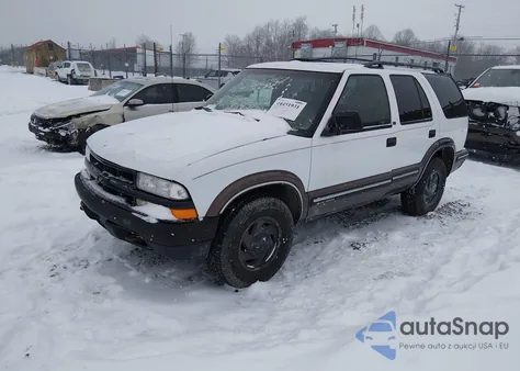 1999 Chevrolet Blazer Lt из США, поврежденный, VIN 1GNDT13W6X2114959